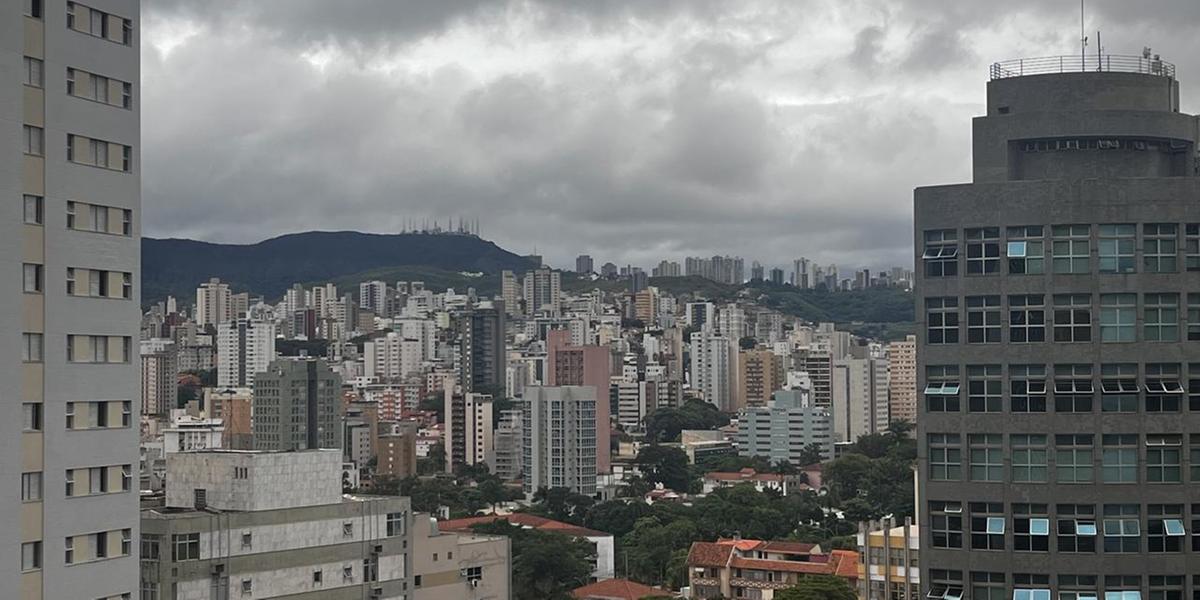 Céu nublado em BH (Fernando Michel/Hoje em Dia)