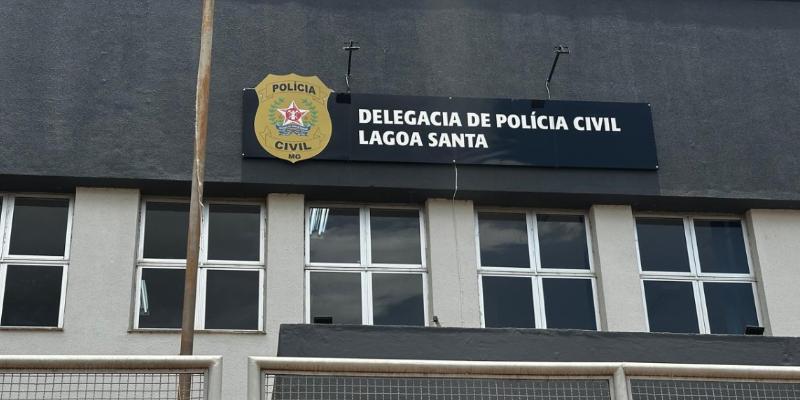 Testemunhas procuraram a Delegacia de Polícia em Lagoa Santa para denunciar o suspeito (Divulgação/PCMG)