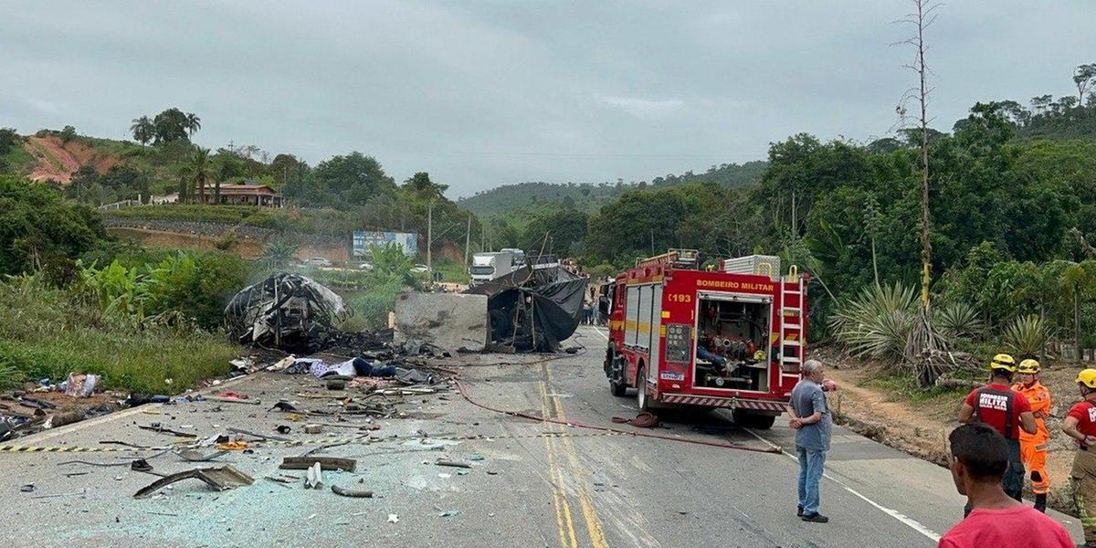 Causas do acidente ainda estão sendo investigadas (CBMMG / Divulgação)