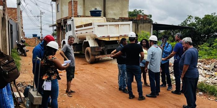 Regularização da água teve início pela Rosa Leão (Copasa / Divulgação)