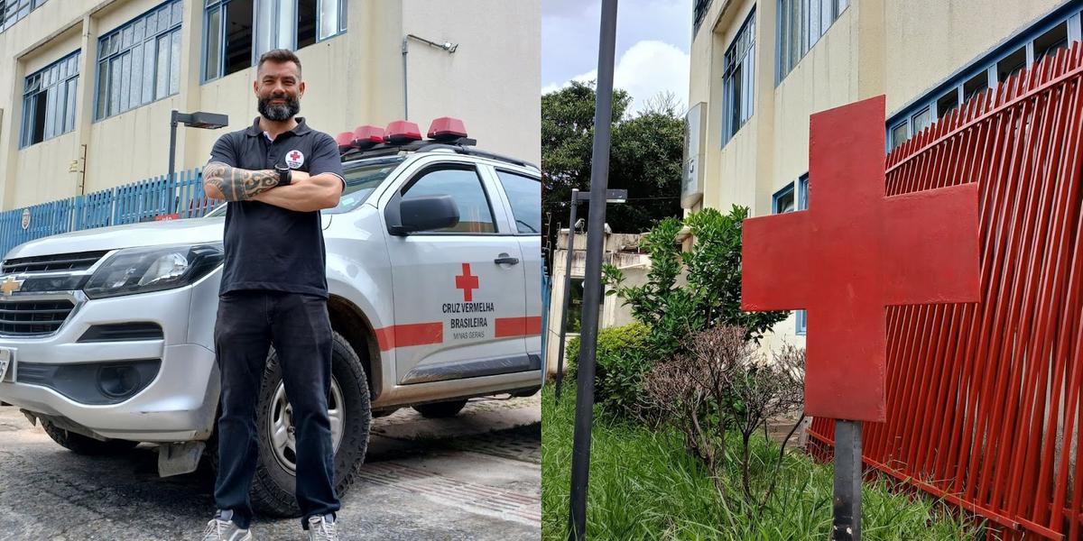 CEO da CVB-MG, Bernardo Eliazar, à frente da nova sede da instituição, no bairro Gameleira (Divulgação / CVB-MG)