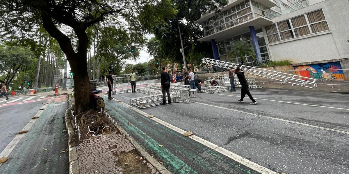 Ação acontece devido a "Virada da Liberdade" (Valéria Marques/Hoje em Dia)