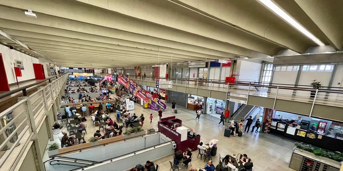 Apesar de previsão de grande movimento hoje, manhã foi tranquila no terminal (Valéria Marques/Hoje em Dia)