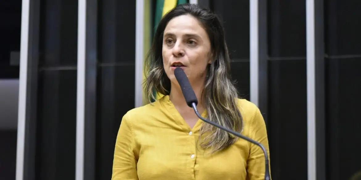 Deputada federal Fernanda Melchionna (PSOL-RS) apresentou o projeto de lei (Zeca Ribeiro/Câmara dos Deputados)