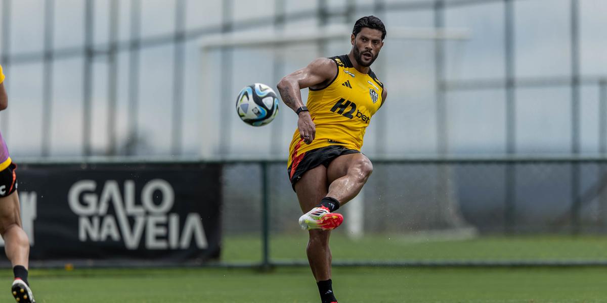 Hulk e Cuca tiveram uma treta no início de 2021 pouco tempo após a chegada do treinador ao Galo (Pedro Souza /Atlético)