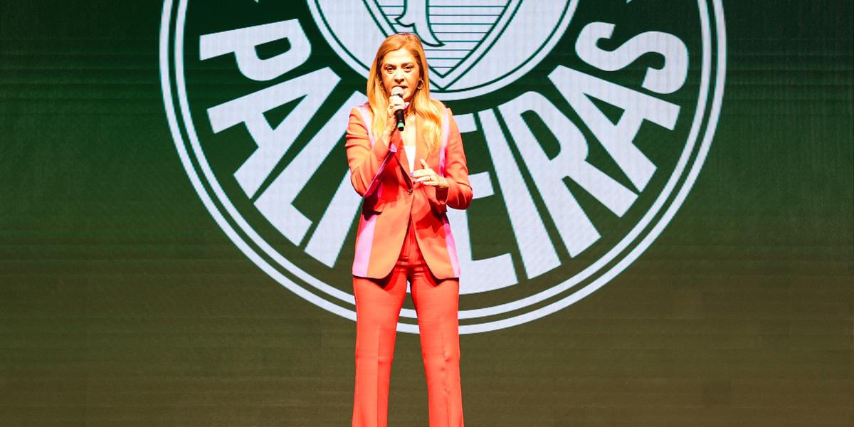 Leila Pereira fala sobre viagens ao exterior para pré-temporada (Fabio Menotti/Palmeiras)