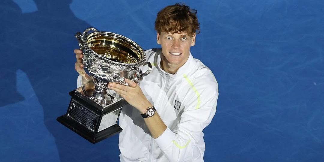 É a 21º vitória consecutiva do italiano, que não deu chance a Zverev (Reprodução / instagram Australian Open)