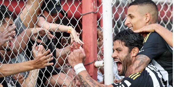 Hulk marcou o gol da vitória do Galo em cima do Leão (Reprodução / Instagram CAM)