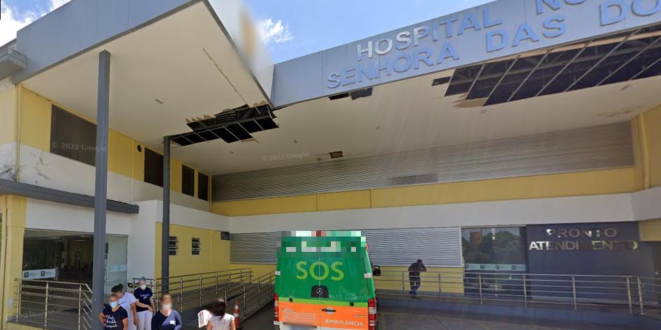 Estupros teriam ocorrido no Hospital Nossa Senhora das Dores (Google Street View/Reprodução)