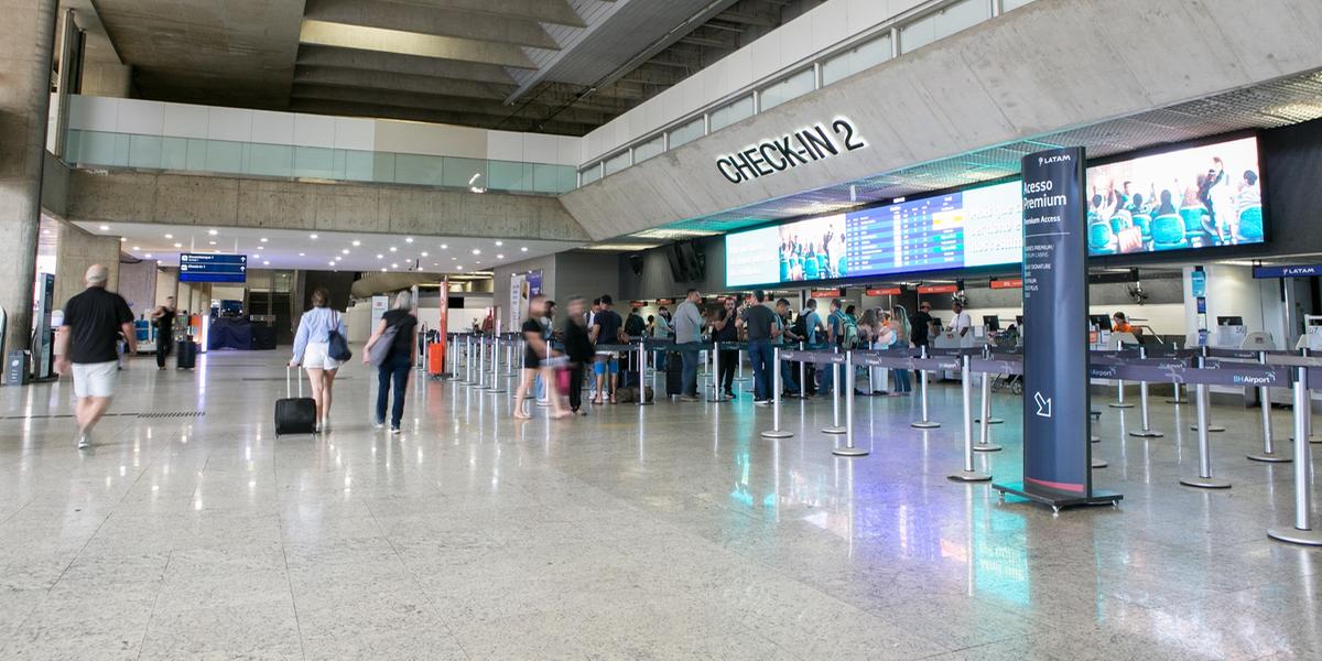 Apesar de ser o mês mais curto do ano, fevereiro promete muito movimento de passageiros (BH Airport/Divulgação)