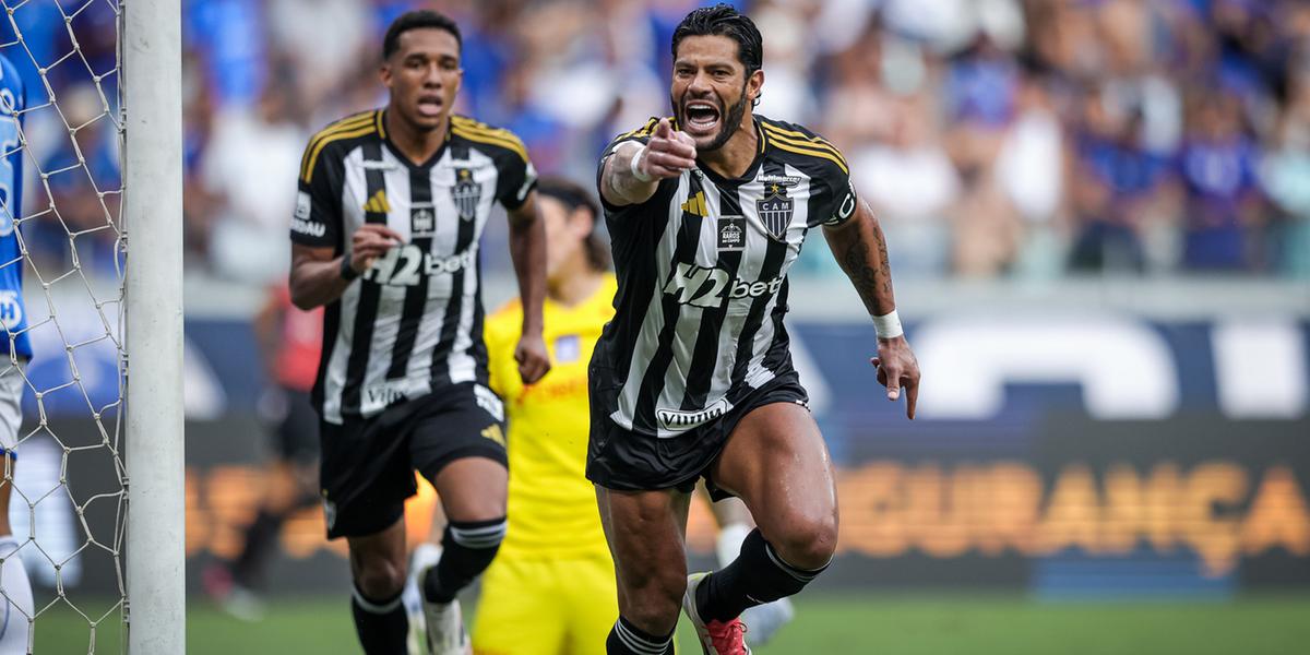 Hulk garante vitória do Atlético no clássico contra o Cruzeiro (Pedro Souza / Atlético)