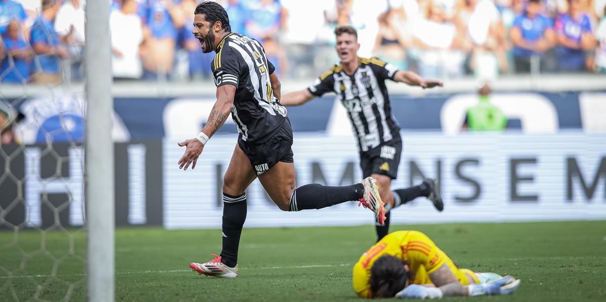 Hulk transforma Cruzeiro em maior vítima dele com a camisa do Galo (Pedro Souza / Atlético)