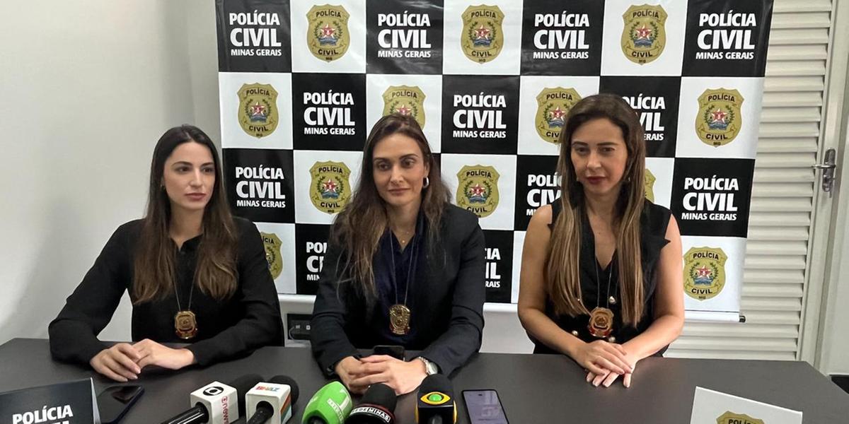 Delegadas Joana Miraglia, Carolina Bechelany e Danúbia Quadros (Fernando Michel/Hoje em Dia)