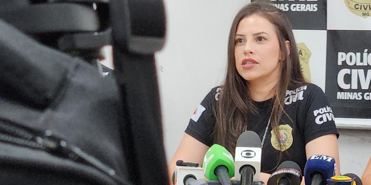 Delegada Ingrid Estevam detalhou crime (Maurício Vieira / Hoje em Dia)