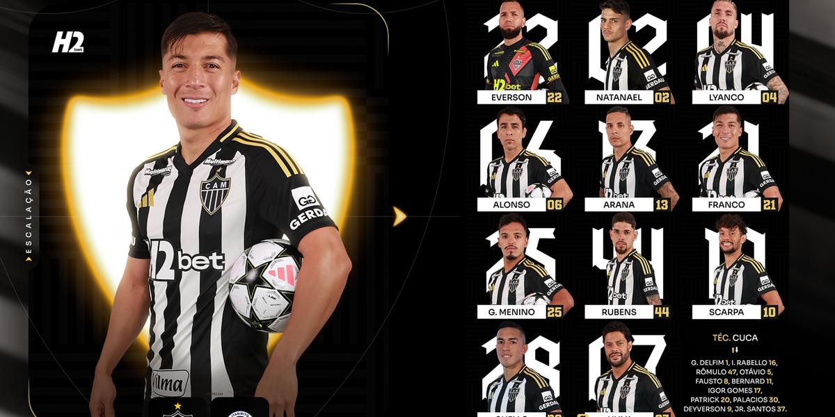 Galo definido para encarar o Itabirito (Divulgação / Atlético)