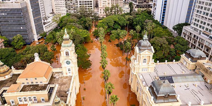 Data foi escolhida por ser o dia em que começaram as fortes chuvas de 2024 no Rio Grande do Sul (Gustavo Mansur/ Palácio Piratini)