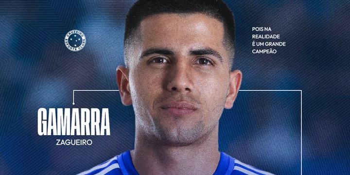 Mateo Gamarra tem 24 anos e estava no Athletico-PR (Divulgação / Cruzeiro)