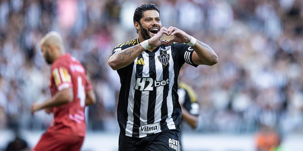 Após os gols contra o Tombense o camisa 7 chegou a 439 gols na carreira (Pedro Souza / Galo)