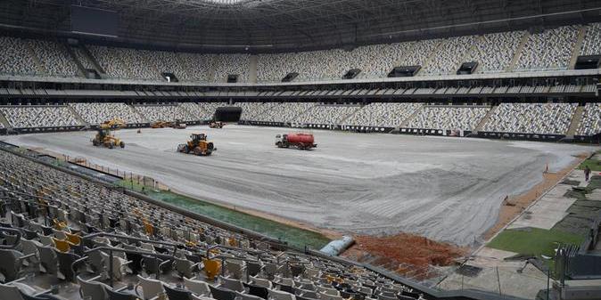 Arena MRV terá grama sintética em 2025 (Dani Veiga/Galo)