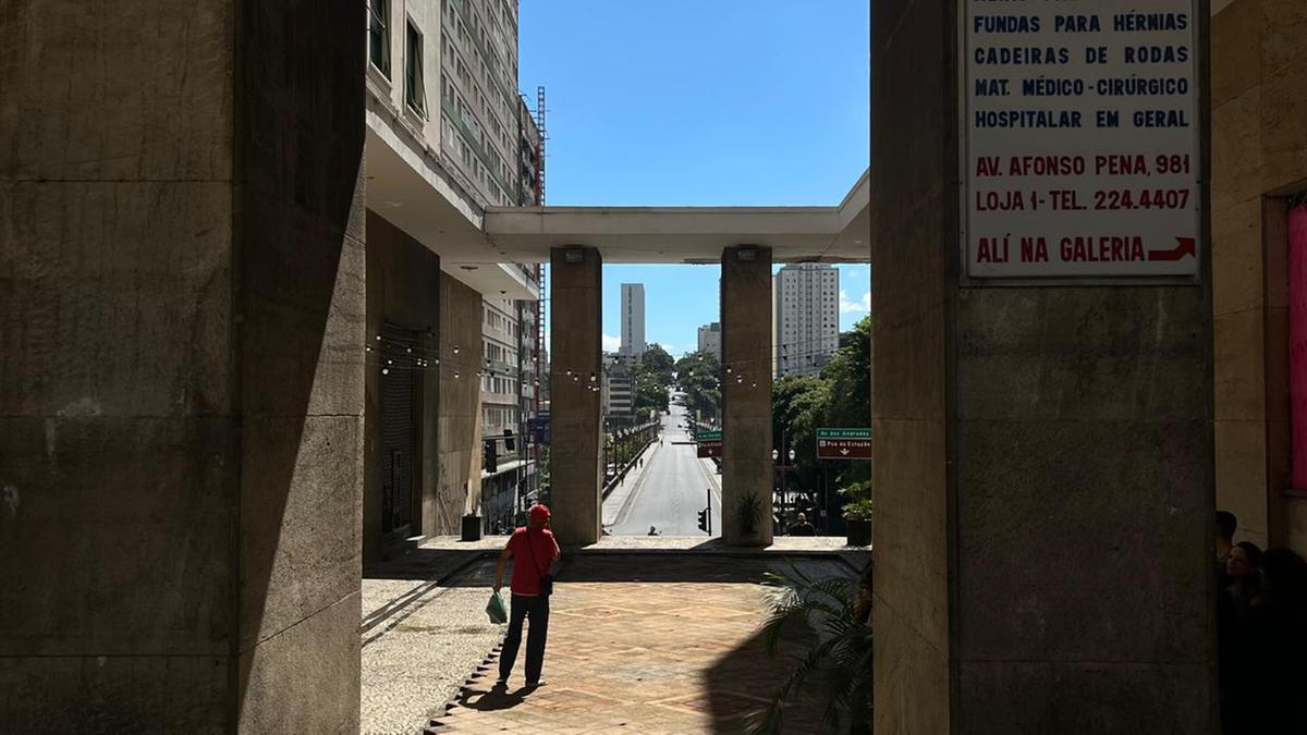 Vista para o Viaduto Santa Tereza (Fernando Michel/ Hoje em Dia)