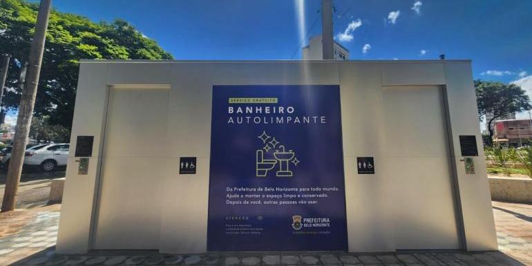 Segundo banheiro autolimpante gratuito de BH foi inaugurado nesta sexta-feira (28) (Divulgação / PBH)