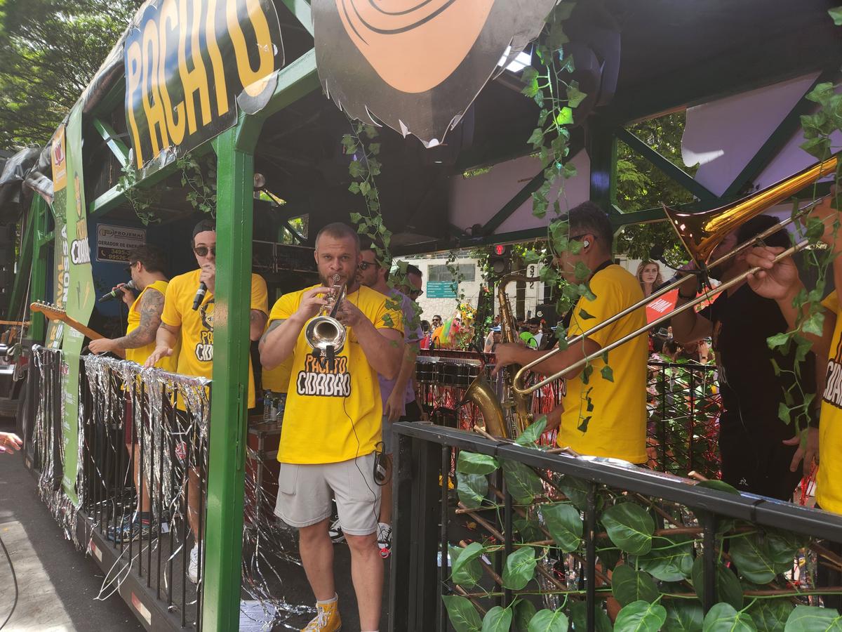 Bloco Pacato Cidadão voltou a tocar no Carnaval em BH após um ano de ausência (Michael Martins / Hoje em Dia)