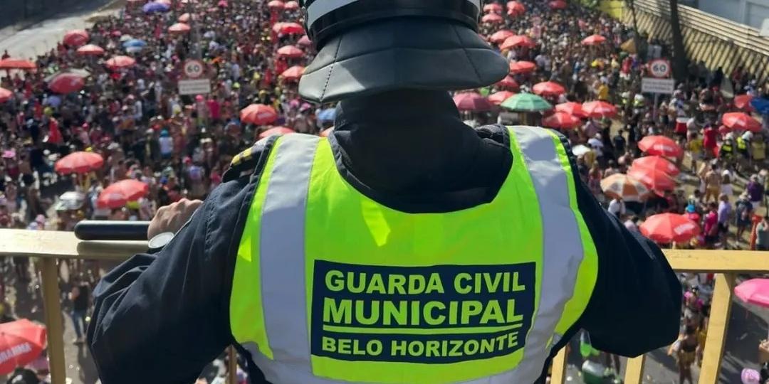 Guarda Municipal aponta para redução de ocorrências no Carnaval de BH em 2025 (Reprodução / Instagram Guarda Municipal)