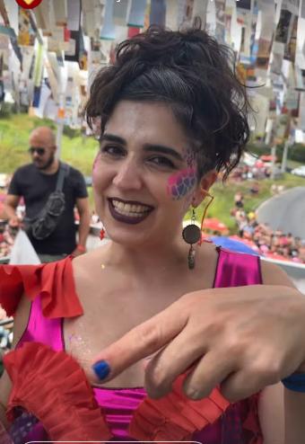 Truck do Desejo colocou os foliões para cantar sucessos de Ana Carolina no bairro Fernão Dias (Reprodução /Instagram)