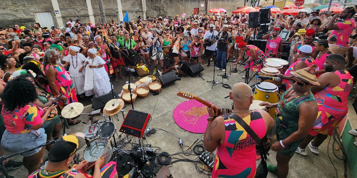 Bloco Afro Magia Negra (Maurício Vieira/Hoje em Dia)