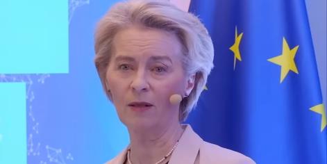 Ursula von der Leyen, presidente da Comissão Europeia, anunciou taxas sobre 26 bilhões de euros em produtos dos EUA a partir de 1º de abril (Instagram/@ursulavonderleyen)