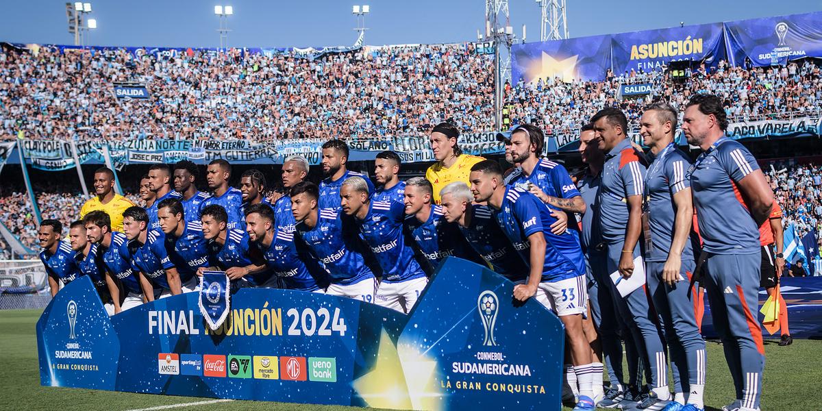 Cruzeiro jogou a final contra o Racing em 2024 (Foto: Gustavo Aleixo/Cruzeiro)