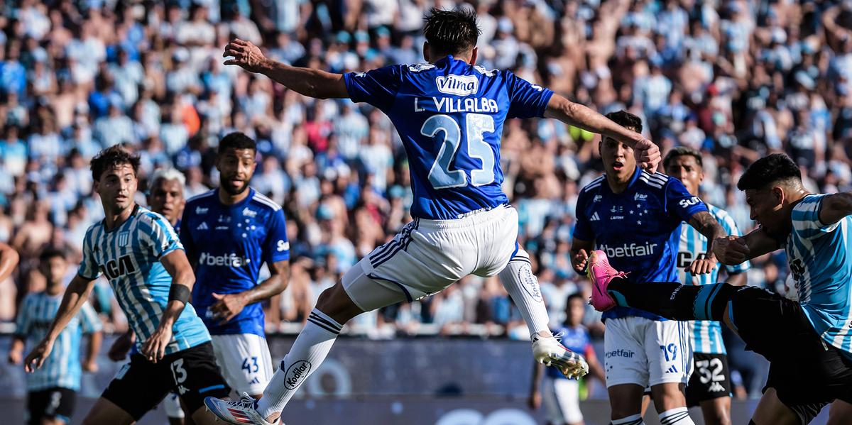 Cruzeiro e Racing pela final da Copa Sul-Americana de 2024 (Foto: Gustavo Aleixo/Cruzeiro)