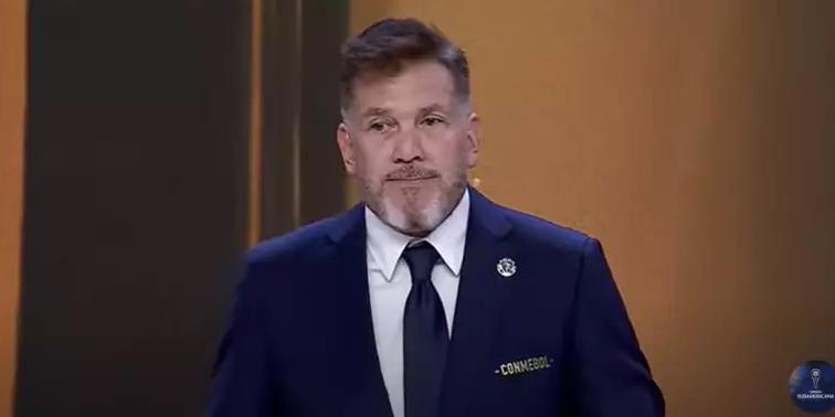 Alejandro Domínguez, Presidente da Conmebol fala sobre racismo (Foto: Reprodução/Youtube/Conmebol)