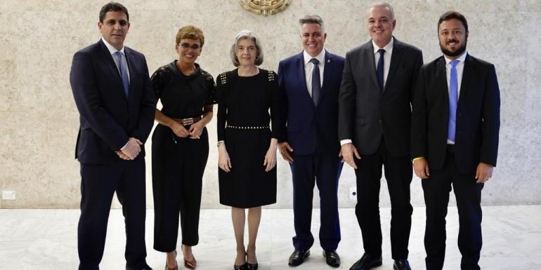 Prefeitos estiveram reunidos com a ministra Cármen Lúcia, do Supremo Tribunal Federal (PBH/Divulgação)