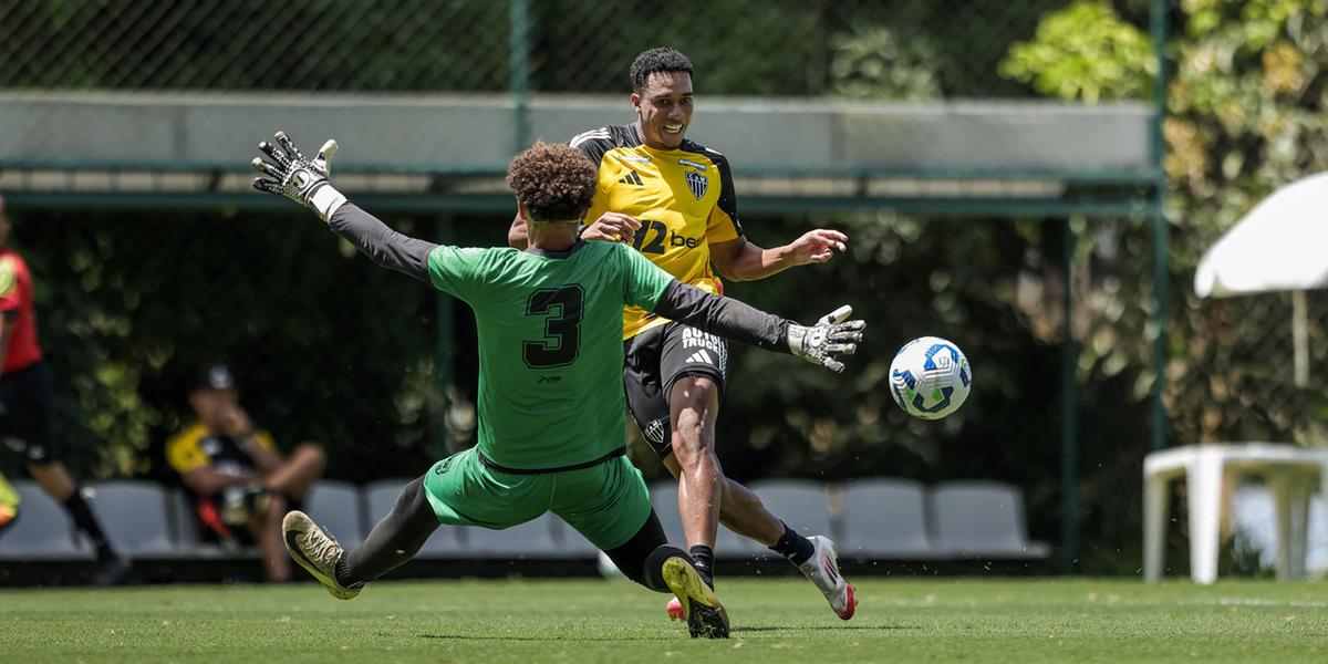 Jogo foi realizado na Cidade do Galo, neste sábado (Pedro Souza / Atlético)