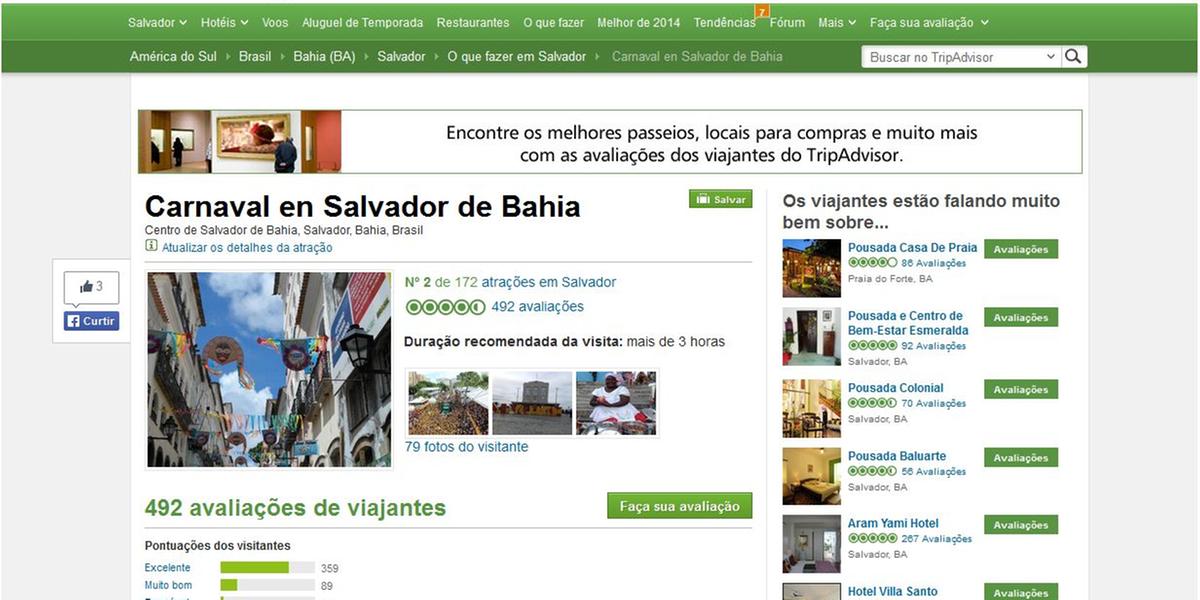  (TripAdvisor/Reprodução do Site)