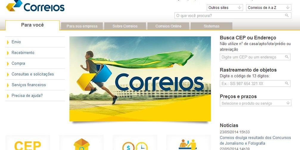  (Reprodução/Site/Correios)