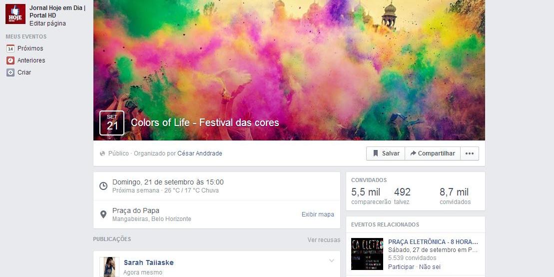  (Reprodução/Facebook)