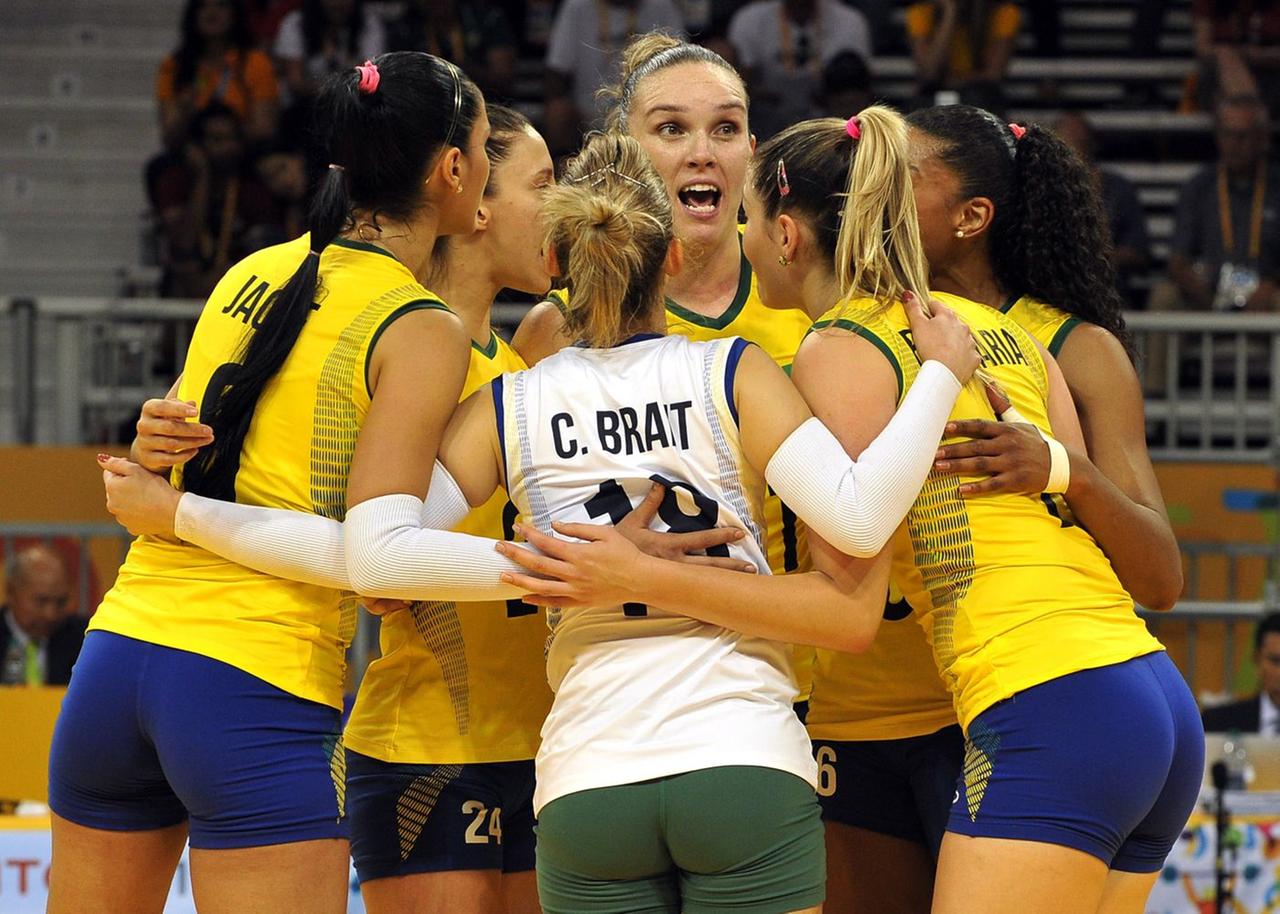 Seleção brasileira de vôlei feminino bate Porto Rico em Taiwan