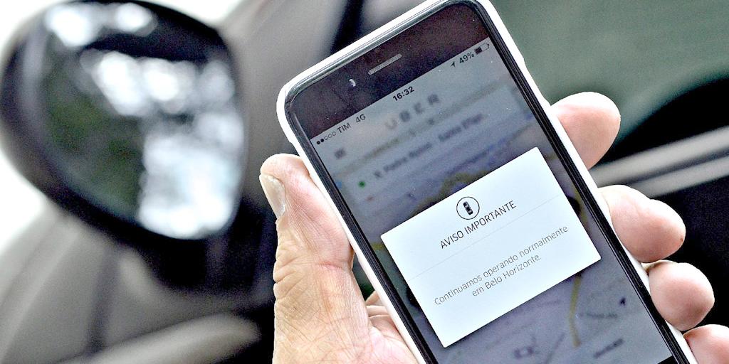 Superintendente regional do trabalho vai pedir à Uber que sejam revistos os critérios de banimento dos profissionais (Cristiano Machado / arquivo Hoje em Dia)