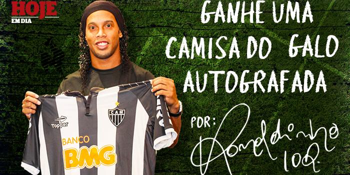Camisa Atlético Mineiro – Autografada pelo Ronaldinho Gaúcho