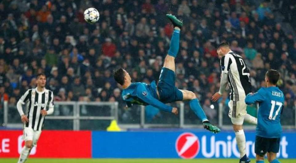 Bicicleta de Cristiano Ronaldo é o 2º gols mais marcante da Era Moderna da  Champions