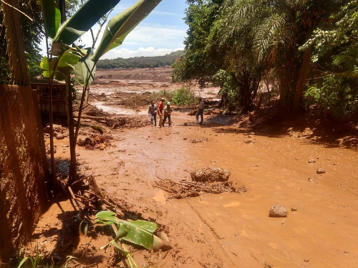 Desastre em Brumadinho (Whatsapp/Reprodução)