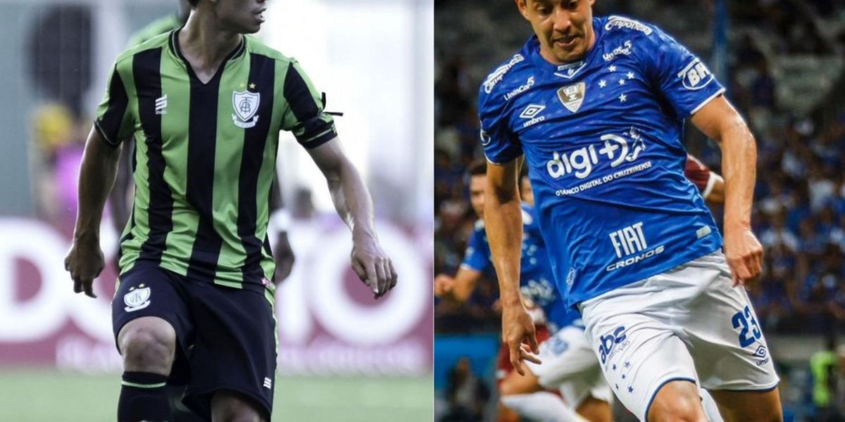  (Crédito: Mourão Panda/América; Vinnicius Silva/Cruzeiro)