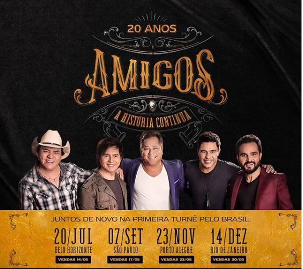 Chitãozinho e Xororó recebem amigos e família em show de SP - OFuxico