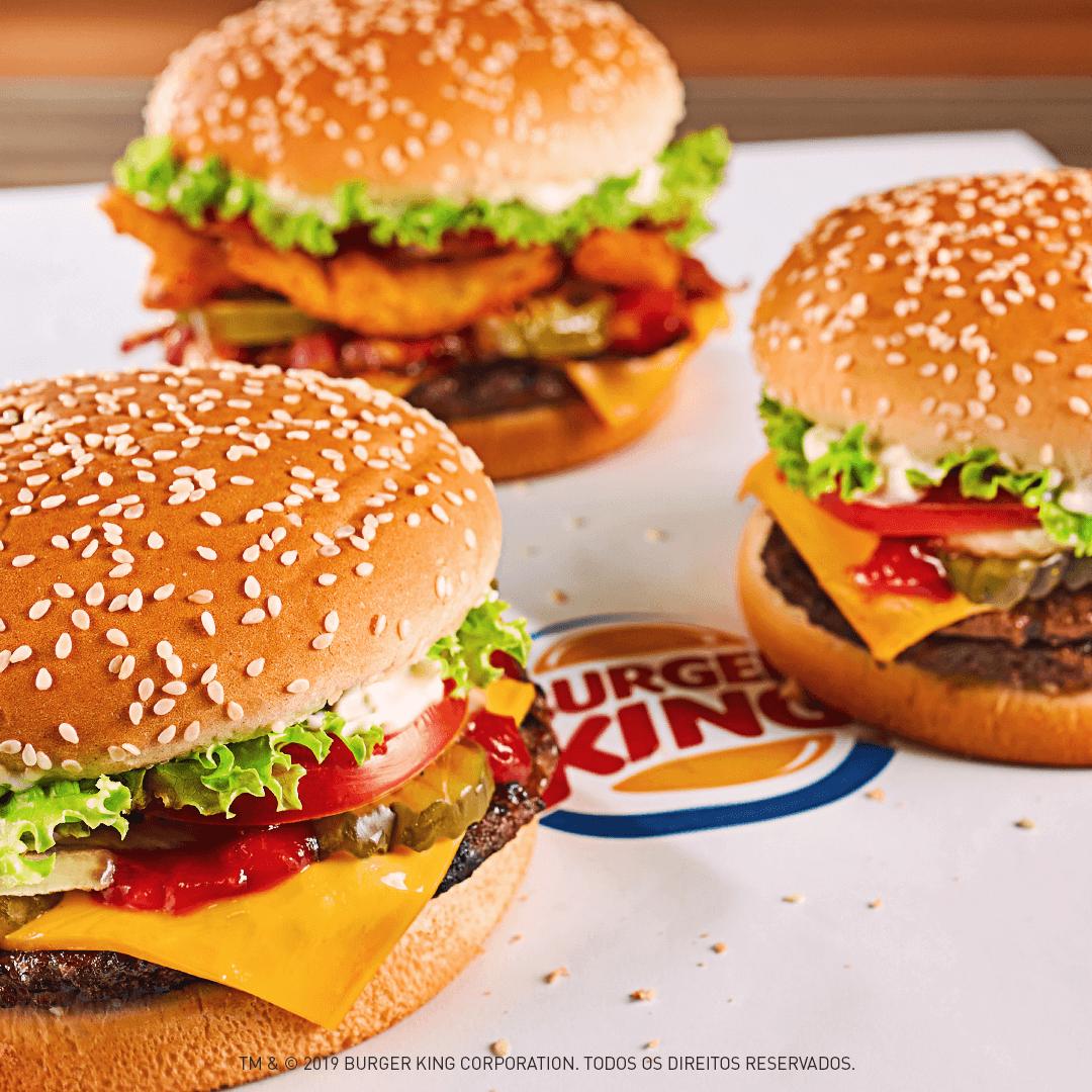 Burger King está distribuindo lanches de graça em seu aplicativo