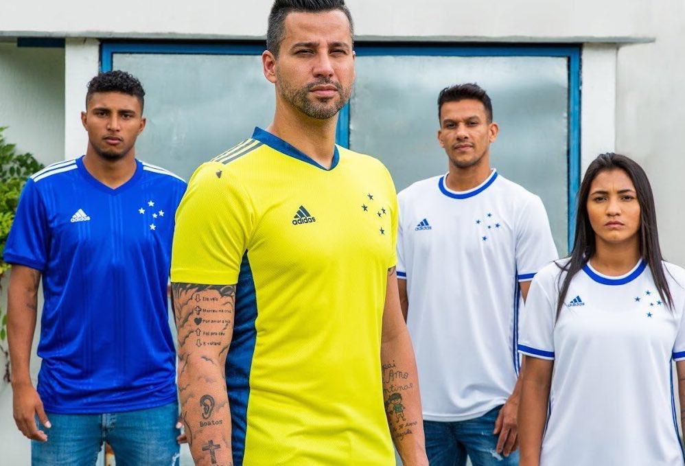 novo uniforme de goleiro do cruzeiro