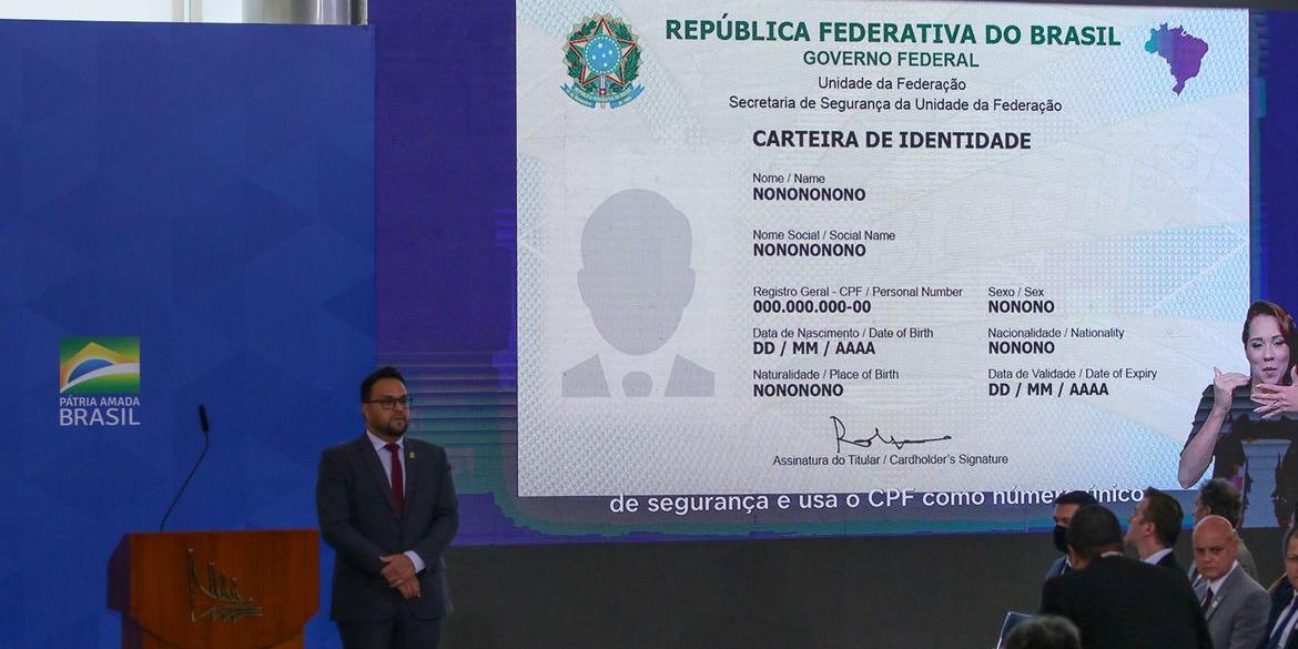 Em cerimônia realizada no Palácio do Planalto. governo federal lança a carteira nacional de identidade (Fabio Rodrigues Pozzebom / Agência Brasil / Divulgação)