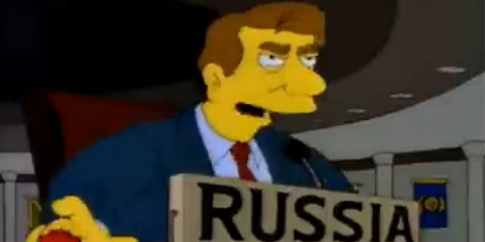 Episódio 9 do desenho Os Simpsons, exibido em 1998, previu o conflito entre Rússia e Ucrânia? (Fox / Reprodução)