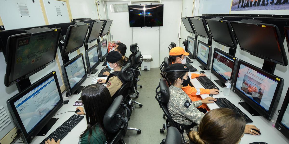 Centro Integrado de Comando e Controle coordenará as ações das forças policiais (Foto: Sejusp/ Divulgação)